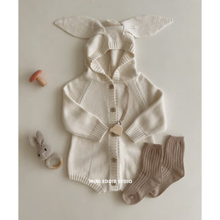 ミルキーラビットニットロンパース 60cm~90cm