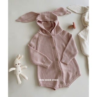 ミルキーラビットニットロンパース 60cm~90cm