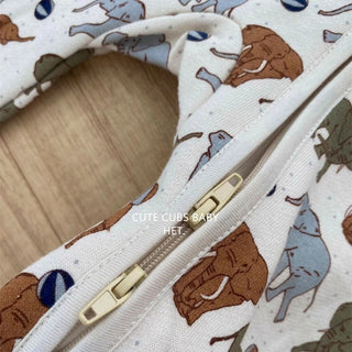 ジップアップデザインパーカーロンパースA 60cm~90cm