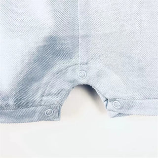 ベビーブルーポロヨットロンパース 60cm~75cm