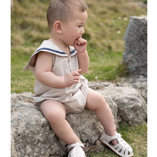 セーラースリーブレスロンパース 60㎝~90㎝