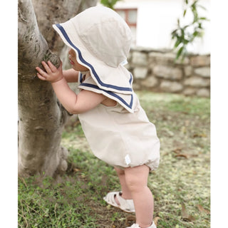 セーラースリーブレスロンパース 60㎝~90㎝