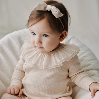 透かしチュールロンパース 59cm~90cm