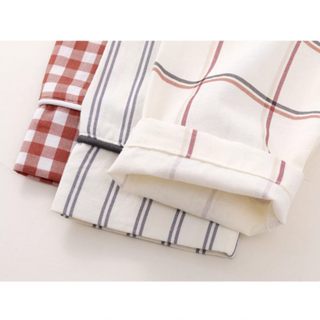 クラシック襟付きコットンロンパース 60cm~100cm