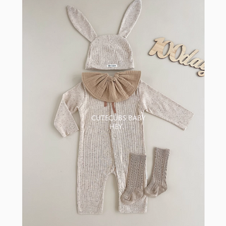 うさちゃんコーデ4点セットロンパース 60cm~90cm
