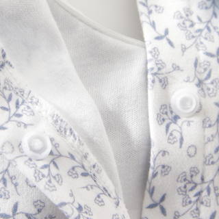 リボンフラワーロンパース 60cm~90cm