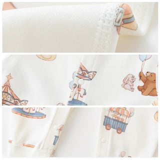 【おすすめ】カルーセルコットンロンパース 60m~90cm