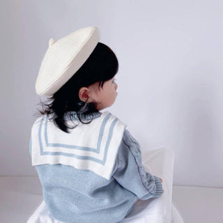 【即納商品】セーラーニットロンパース66〜90cm