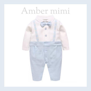 ベビーブルーロンパース80cm、90cm