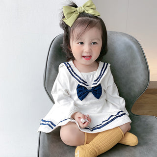 セーラーワンピース長袖66〜100cm