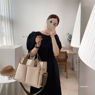 ナチュラルマザーズバッグ〈ブラック〉