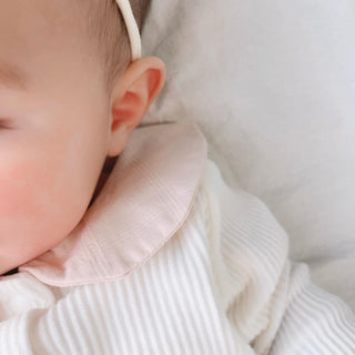 【即納商品】もっちり襟付きピンクロンパース59〜80cm