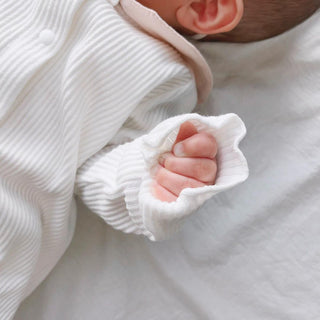 【即納商品】もっちり襟付きピンクロンパース59〜80cm