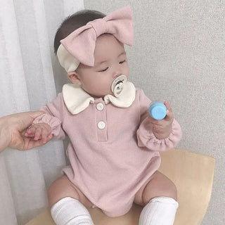 ヘッドリボンロンパース73〜90cm