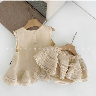 フレアフリルセットアップ80〜120cm