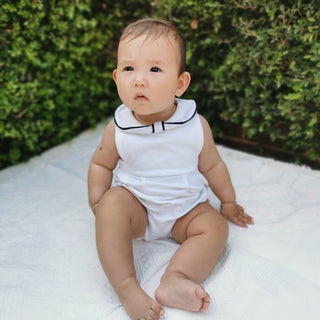 エレガントノースリーブロンパース70,80cm