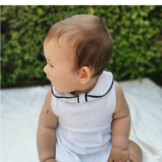 エレガントノースリーブロンパース70,80cm