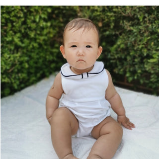 エレガントノースリーブロンパース70,80cm