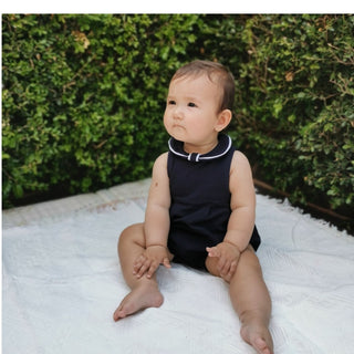 エレガントノースリーブロンパース70,80cm