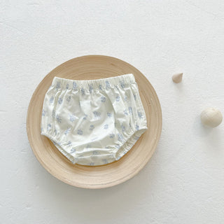 フレンチブルースモッキングワンピース66㎝〜100㎝