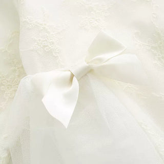 総レースリボンベビードレス+お帽子セット