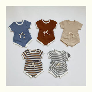 ベビー服リブシャツセットアップ70〜100cm