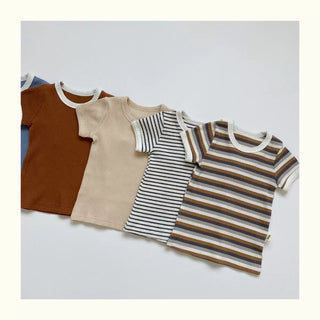 ベビー服リブシャツセットアップ70〜100cm