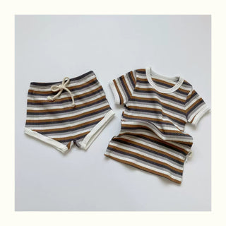 ベビー服リブシャツセットアップ70〜100cm