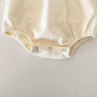 丸襟ホワイトロンパース