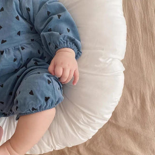 【即納商品】フレンチハートロンパース66〜100cm