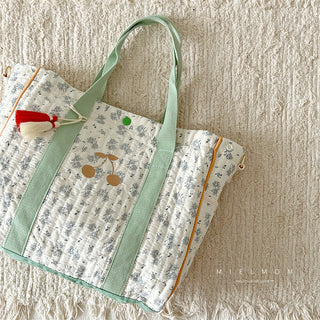 ヌビバッグ ミントチェリーマザーズバッグ イブル