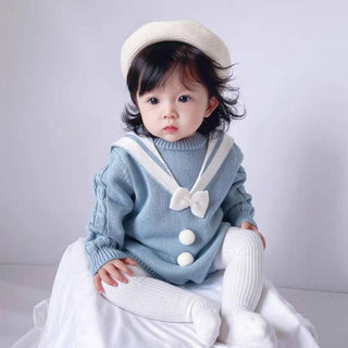 【即納商品】セーラーニットロンパース66〜90cm