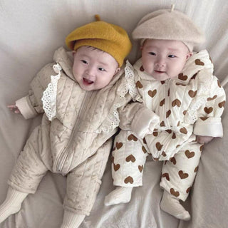 キルティングロンパース66〜90cm