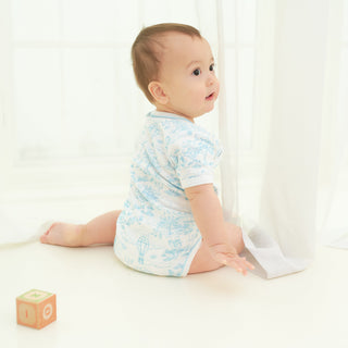 トワルドジュイ半袖ロンパース　Amber mimiオリジナル　A0404