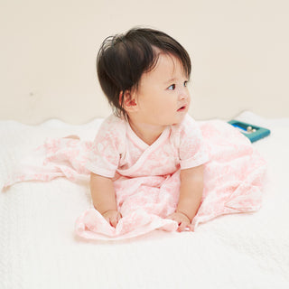 トワルドジュイ半袖ロンパース　Amber mimiオリジナル　A0404