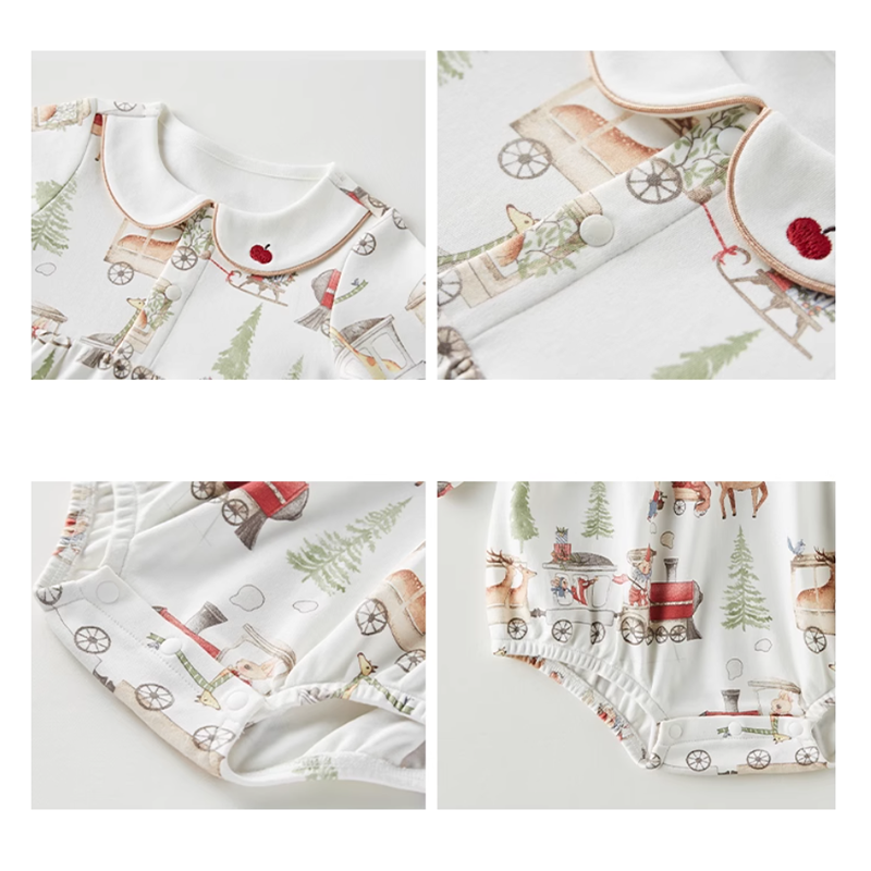 ホリデーロンパース 60cm~90cm|ベビーのロンパース|ベビー服 ホリデーロンパース 60cm~90cm|ベビーのロンパース|ベビー服