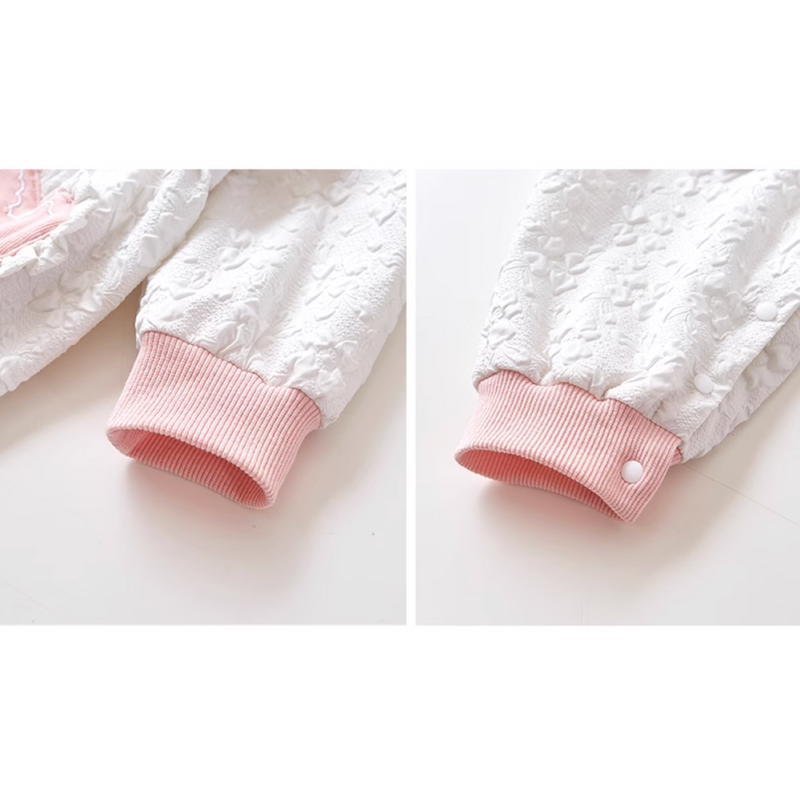 リボンハートハートロンパース60〜90cm