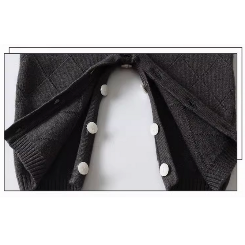ダイヤニットロンパース60〜90cm