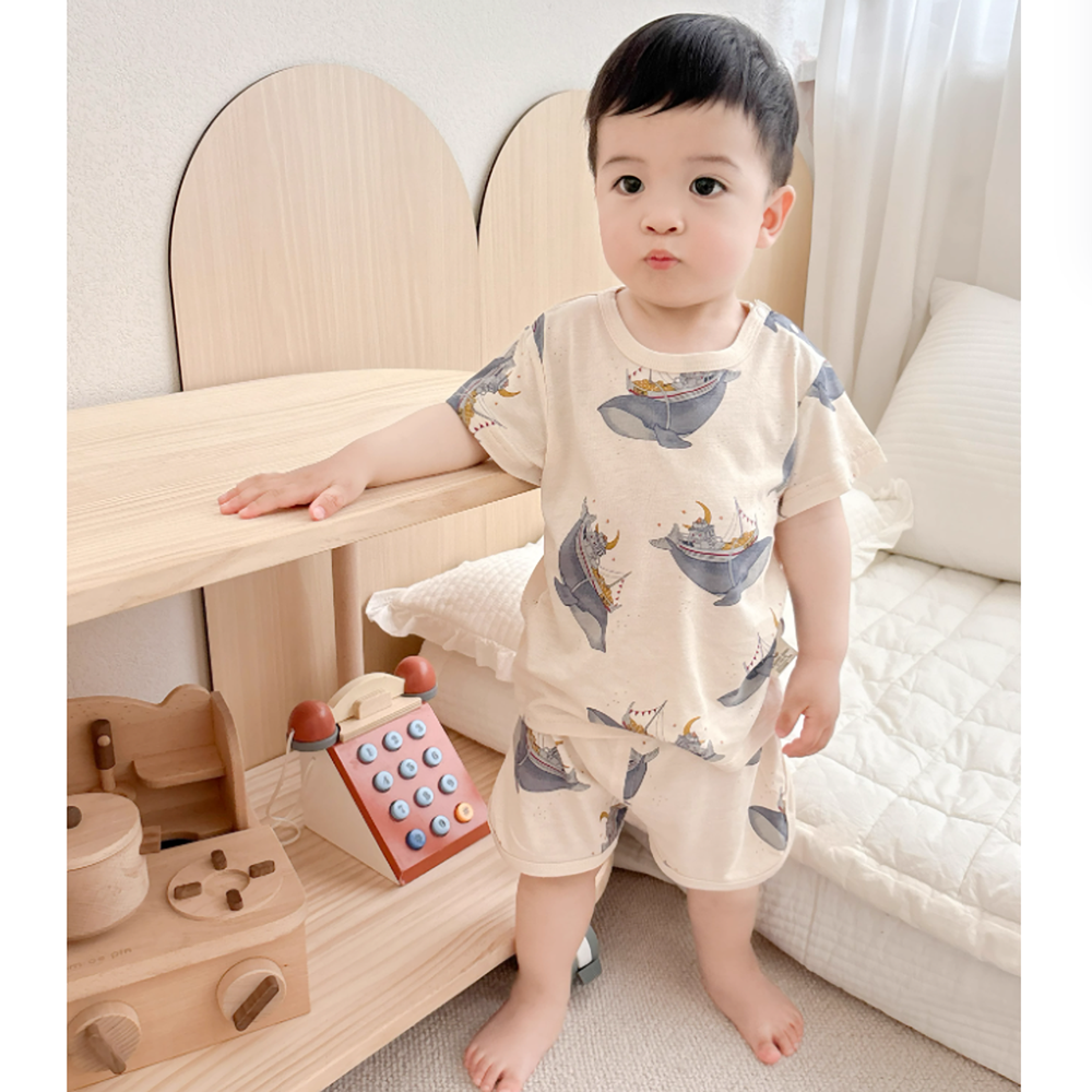 デザインコットンセットアップ 80cm〜120cm |ベビーのセットアップ デザインコットンセットアップ 80cm〜120cm |ベビーのセットアップ