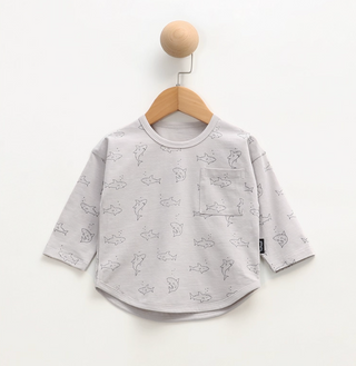 オーガニックコットンロングTシャツ 70cm〜100cm