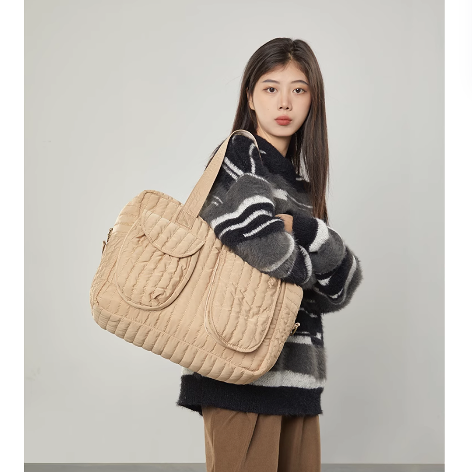 キルティングマザーズバッグ |マザーズバッグ・トート|ベビー服 キルティングマザーズバッグ |マザーズバッグ・トート|ベビー服
