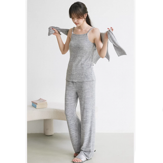 【カップ&ウエスト調整】マタニティコットンパジャマ　M・L・XL