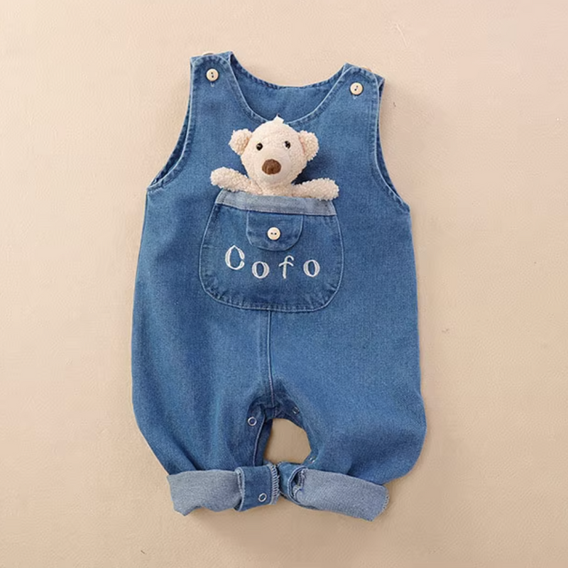 ポケットくまロンパース80〜100cm
