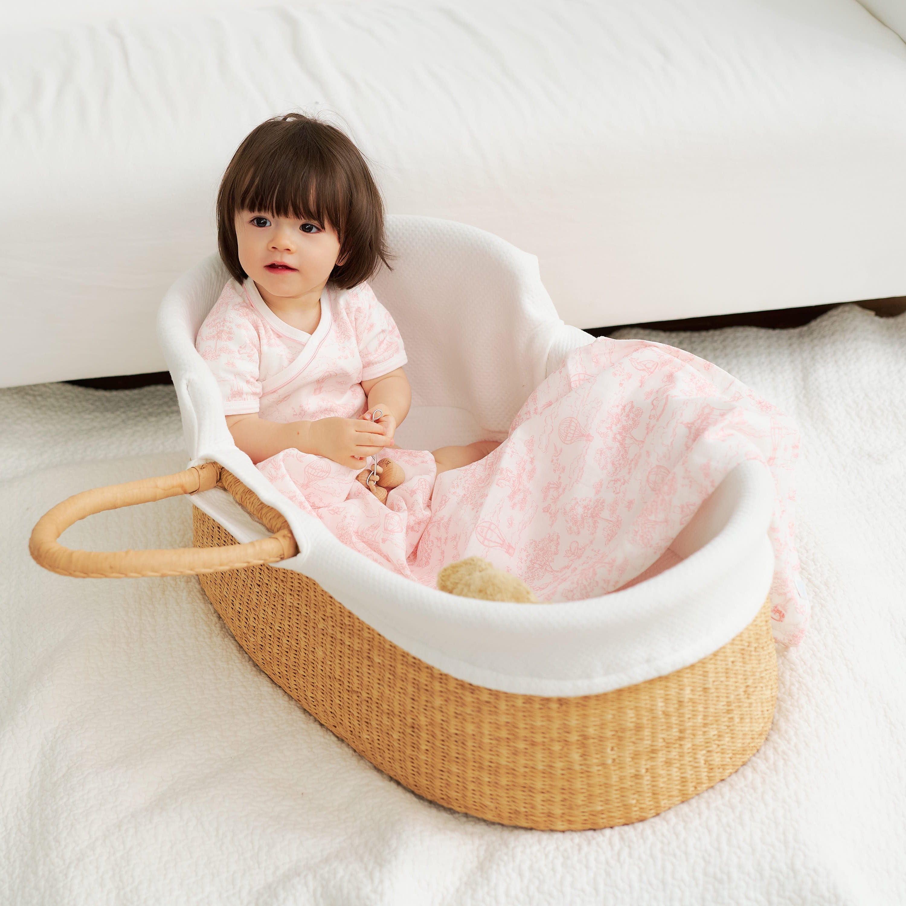 トワルドジュイガーゼブランケット Amber mimiオリジナル A0404