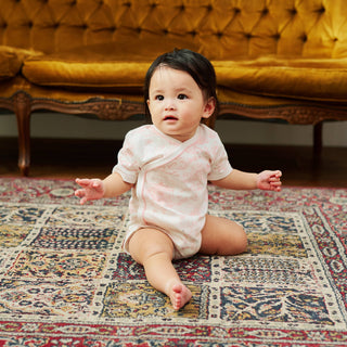 トワルドジュイ半袖ロンパース　Amber mimiオリジナル　A0404