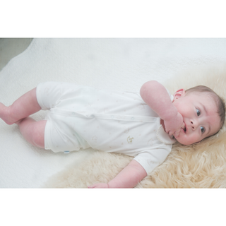 木馬ハート柄　ロンパース半袖 Amber mimi オリジナルA0404