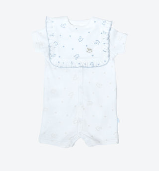 木馬ハート柄　ロンパース半袖 Amber mimi オリジナルA0404