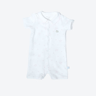 木馬ハート柄　ロンパース半袖 Amber mimi オリジナルA0404