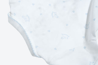 木馬ハート柄　ロンパース半袖 Amber mimi オリジナルA0404