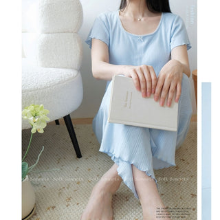 【カップ付き】マシュマロコットンパジャマ　S・M・L